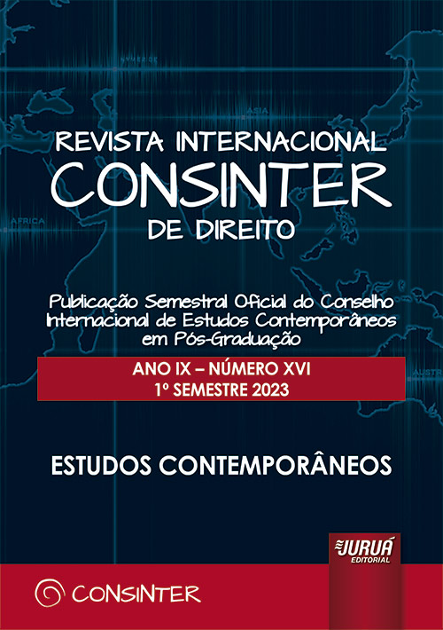 ANO IX – NÚMERO XVI -  1º SEM. 2023 - Estudos Contemporâneos